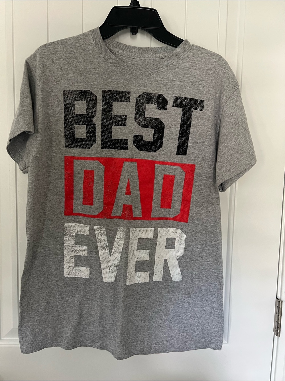 MAD Engine Men's Heather Gray T-Shirt Best Dad Ever
